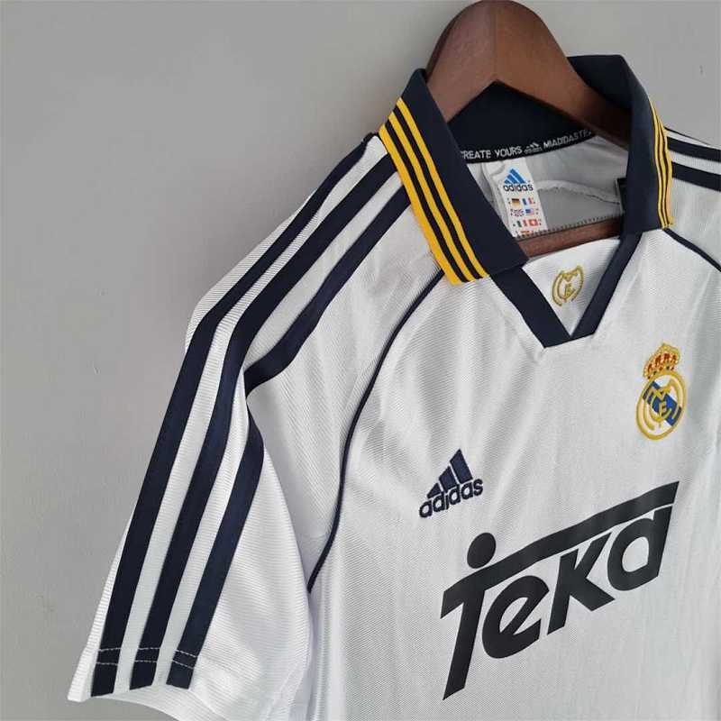 Maillot Real Madrid Domicile Rétro 1999/00