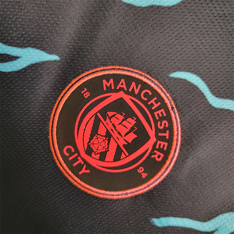 Maillot Manchester City Extérieur Manches Longues 23/24
