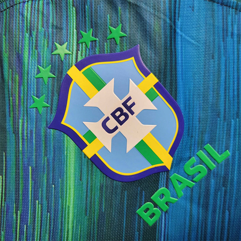 Maillot Brésil Vert Prématch 2023