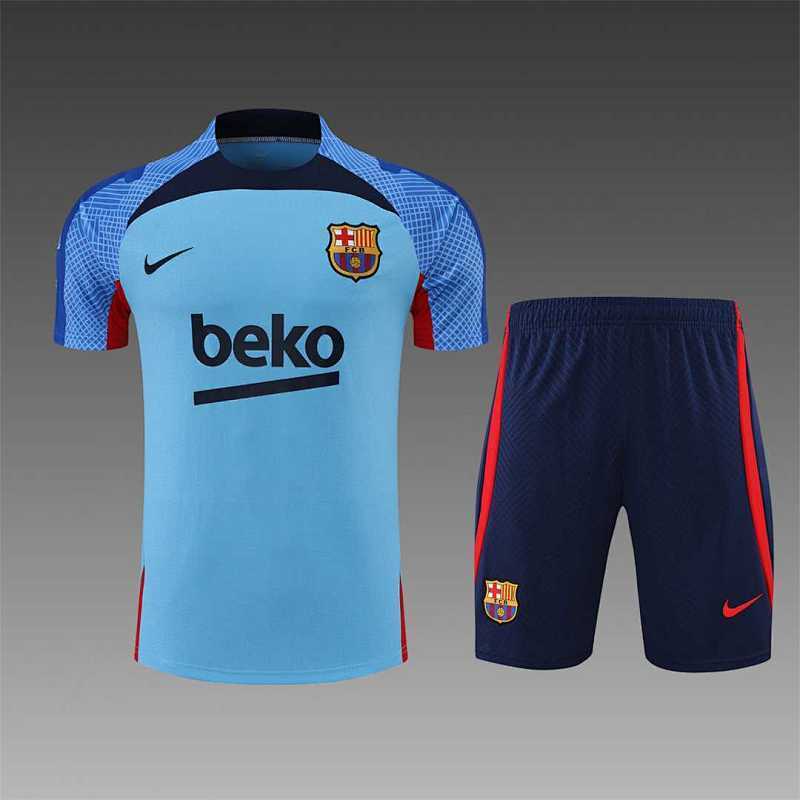 Ensemble FC Barcelone Bleu Prématch 22/23
