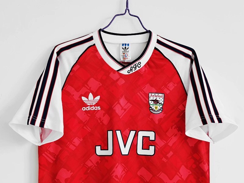 Maillot Arsenal Domicile Rétro 1990/92