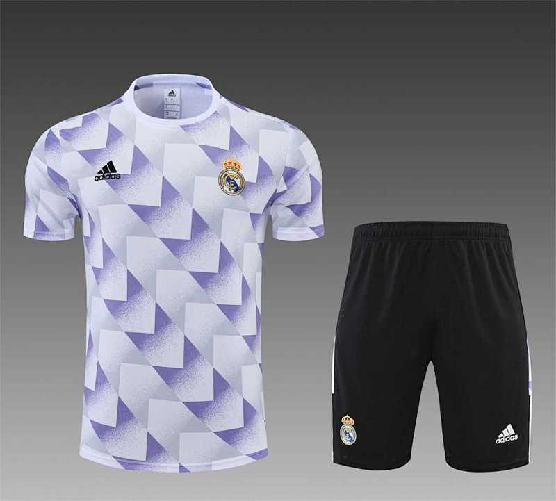 Ensemble Real Madrid Bleu Blanc Prématch 22/23