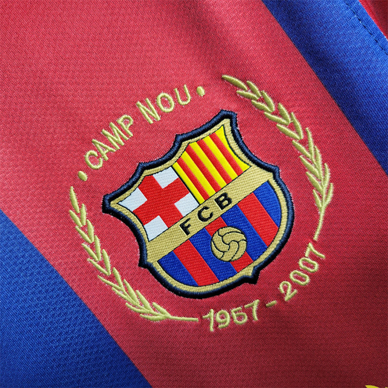 FC Barcelona Home Retro Jersey 2007/08