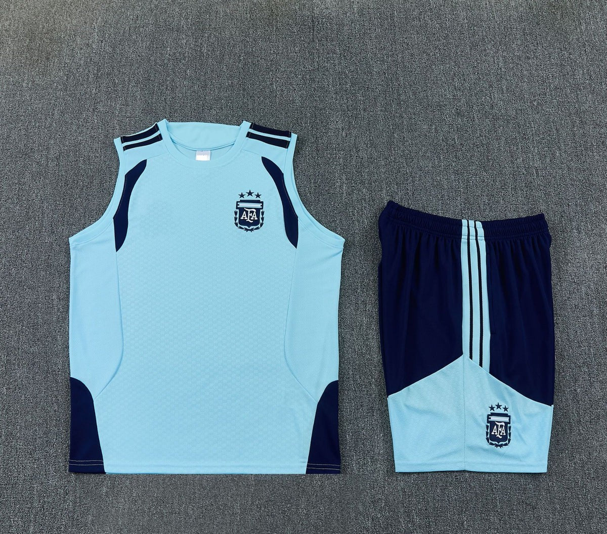 Short + débardeur Argentine Bleu Ciel 26/27