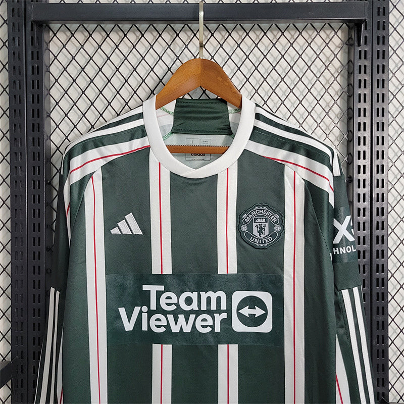 Maillot Manchester United Extérieur Manches Longues 23/24