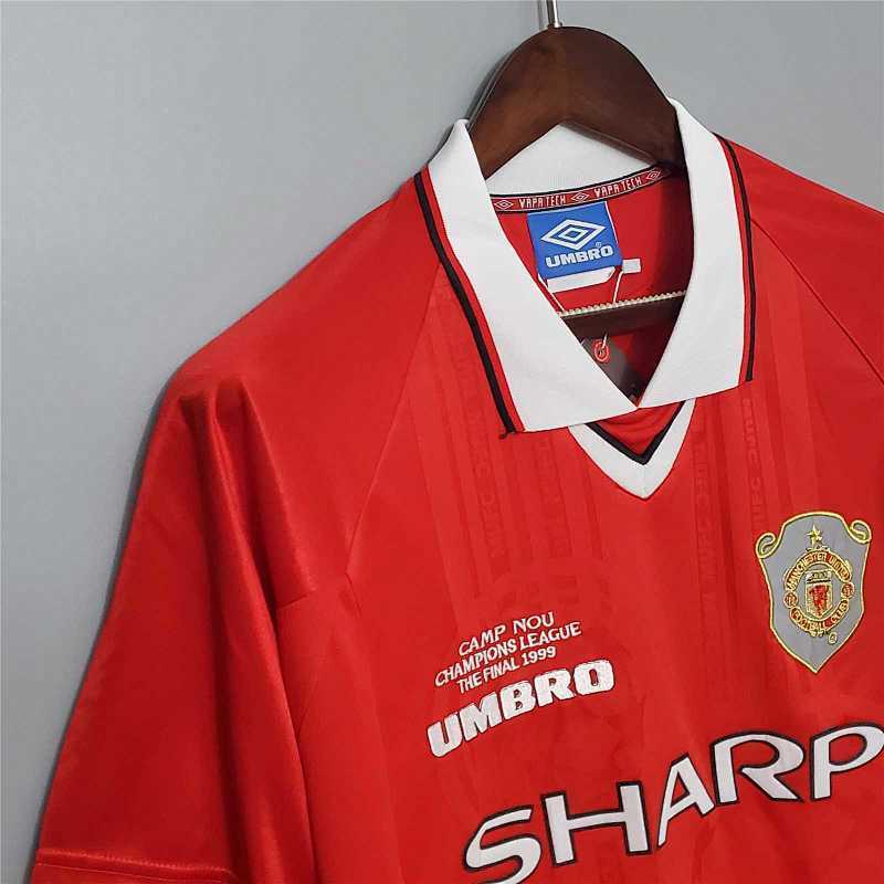 Maillot Manchester United Domicile Rétro 1999/00
