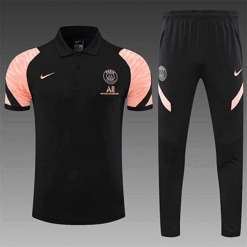 Chándal PSG Negro Rosa