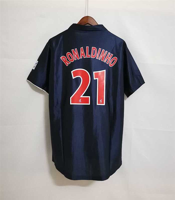 Maillot PSG Domicile Rétro 2001/02