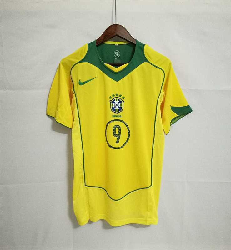 Maillot Brazil Domicile Rétro 2004