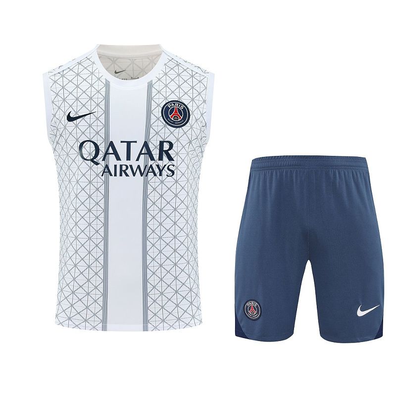Camiseta sin Mangas PSG Blanco 25/26