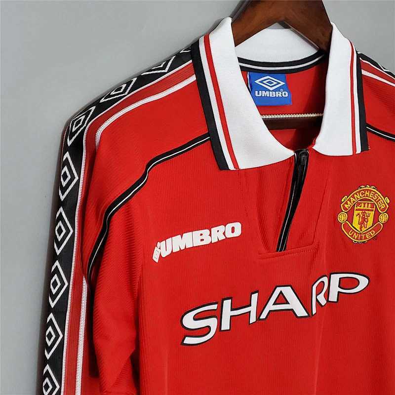 Maillot Manchester United Domicile Rétro 98/99