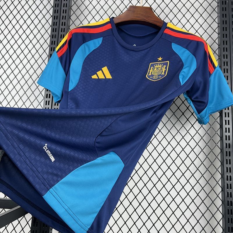 Maillot Espagne Navy Supply Prématch 25/26