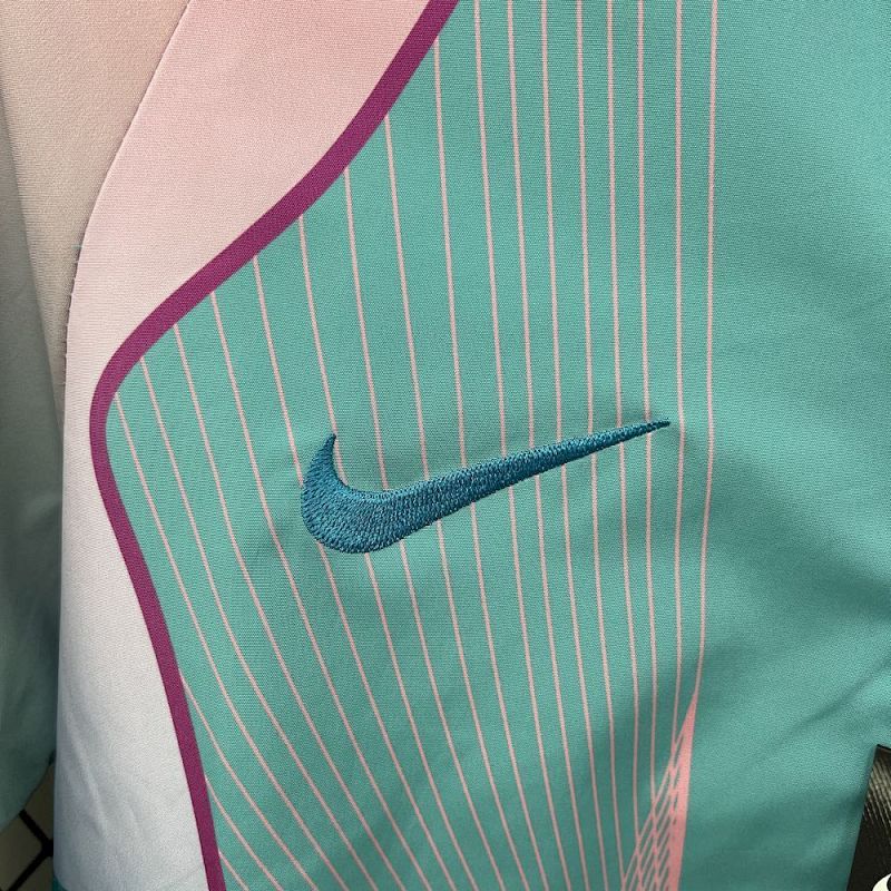 FC Barcelona Pink Green Tracksuit 25/26