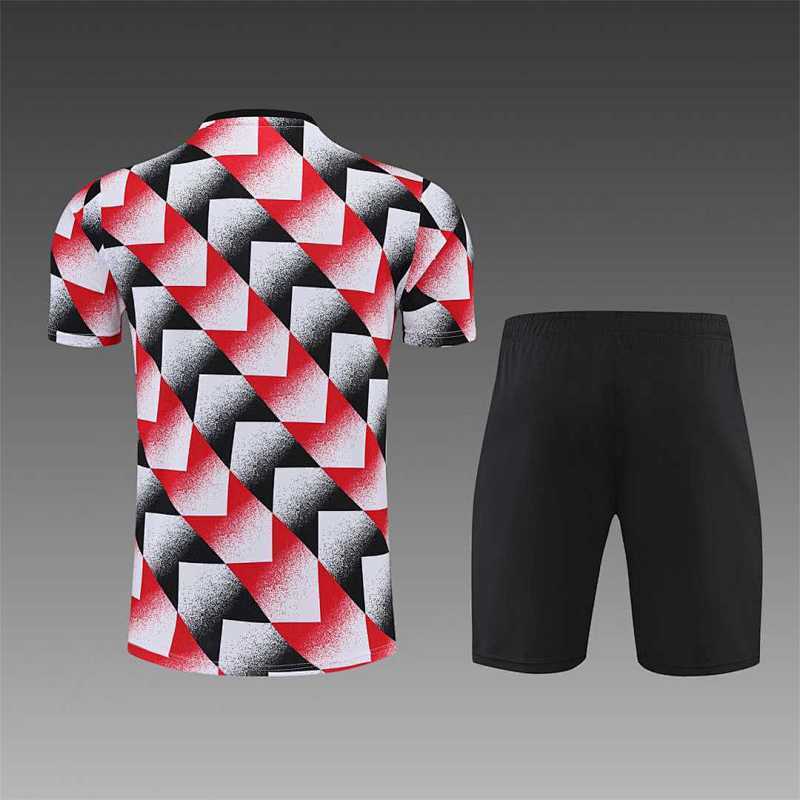Manchester United Black White Pre-Match Kit 22/23