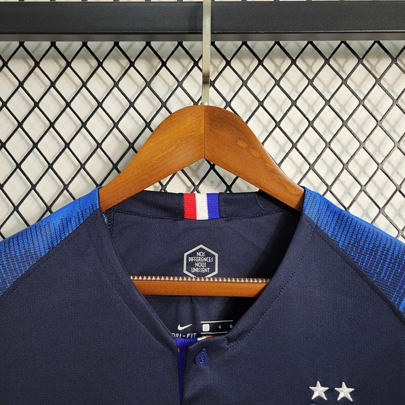 France Home Retro Jersey 2018