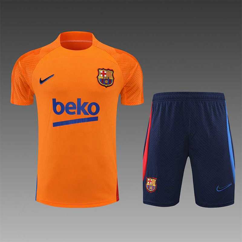 Ensemble FC Barcelone Orange Prématch 22/23