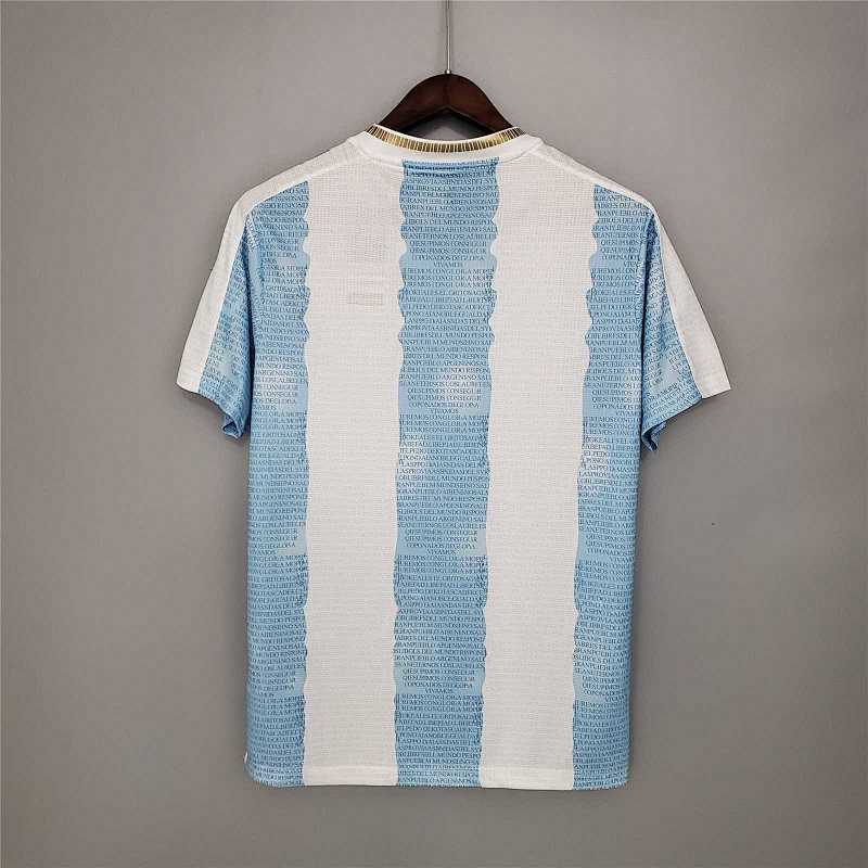 Camiseta Argentina Commemorative Azul Blanco Edición Especial 2021