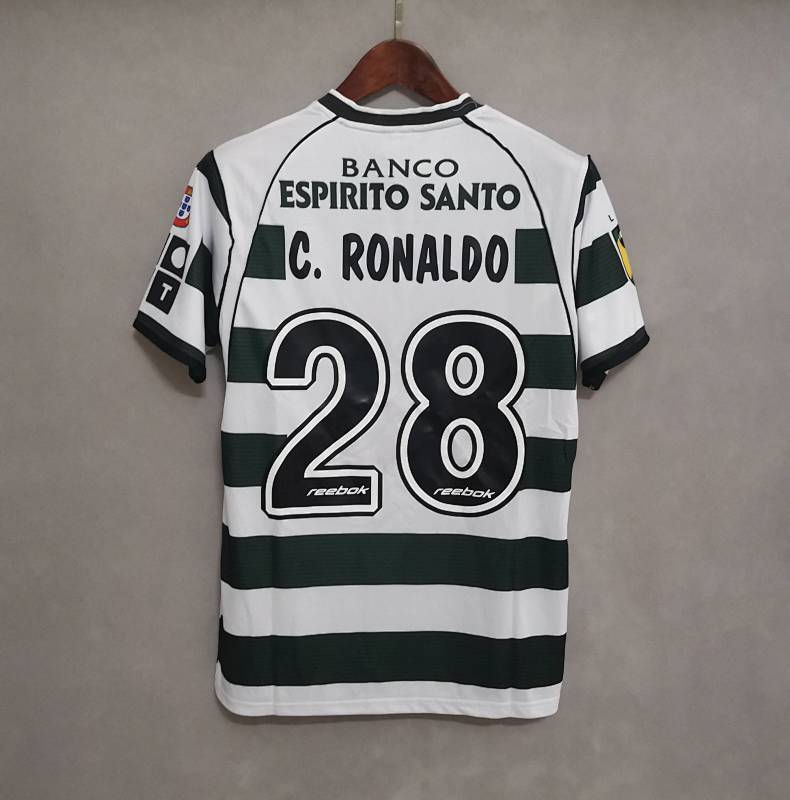 Maillot Sporting CP Domicile Rétro 2001/03