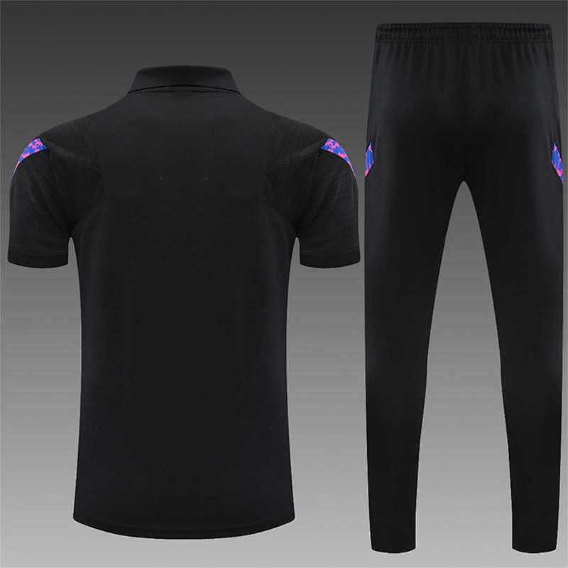 Polo FC Barcelone Violet Noir