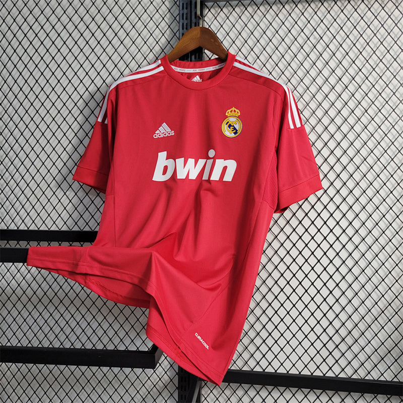 Maillot Real Madrid Rouge Extérieur 11/12