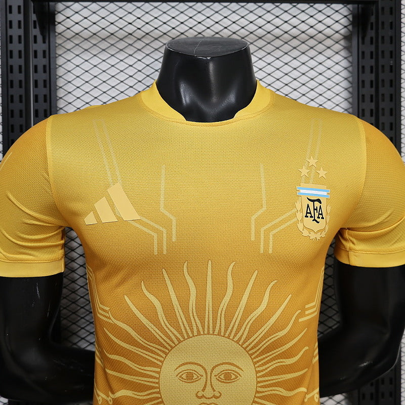 Maillot Argentina Golden T Édition spéciale Player Version 25/26