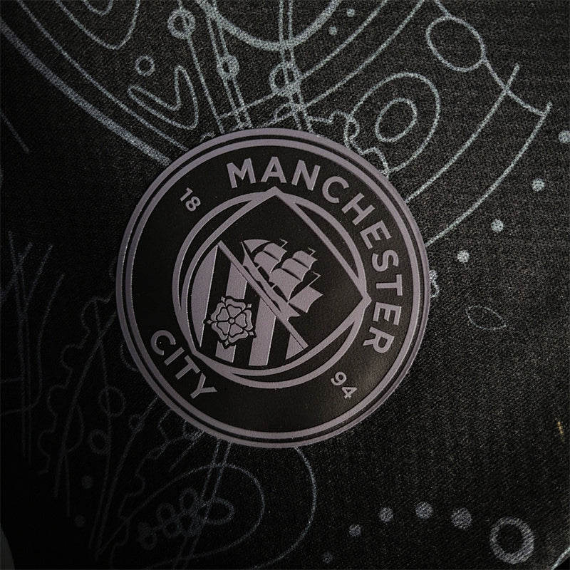 Camiseta Manchester City Negro 23/24