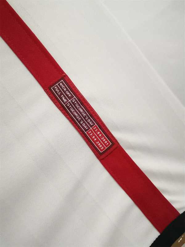 Maillot England Domicile Rétro 2002