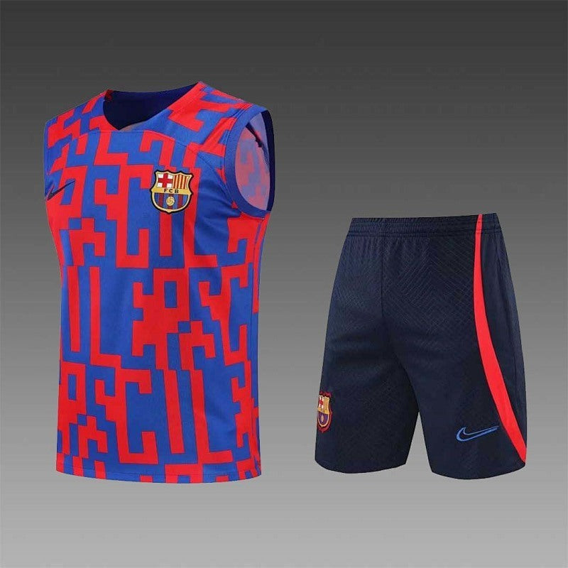 Camiseta sin Mangas FC Barcelona Azul Rojo 22/23