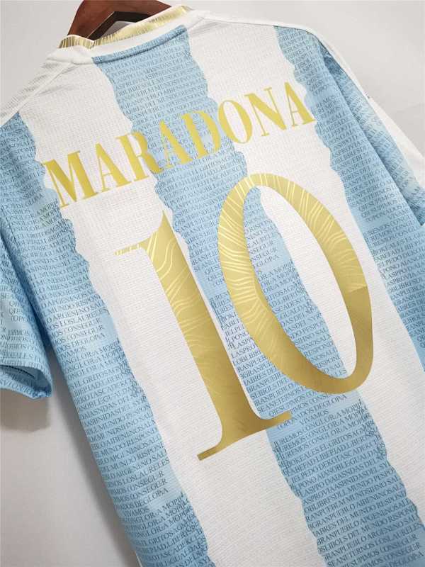 Camiseta Argentina Commemorative Azul Blanco Edición Especial 2021