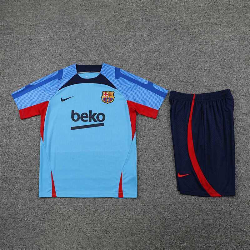 Ensemble FC Barcelone Bleu Prématch 22/23
