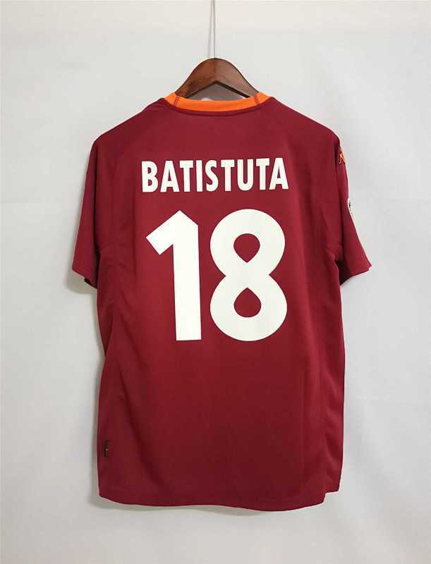 Maillot AS Roma Domicile Rétro 25/26