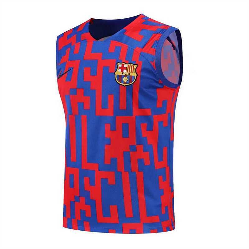 Camiseta sin Mangas FC Barcelona Azul Rojo 22/23