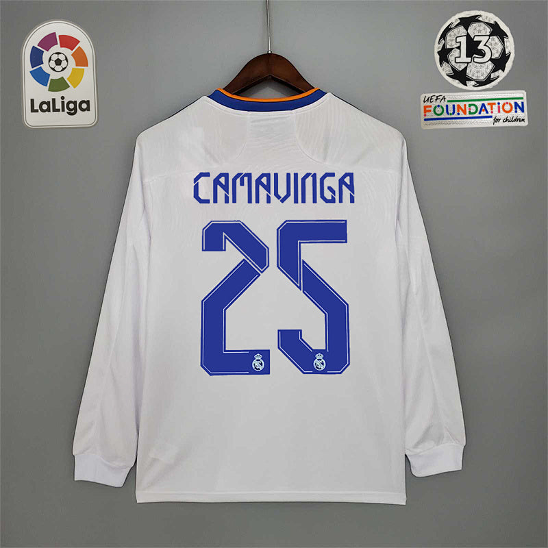 Maillot Real Madrid Domicile Manches Longues 21/22