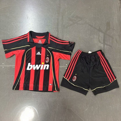 Conjunto Niño AC Milan Local Retro 06/07