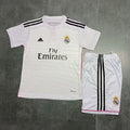 Conjunto Niño Real Madrid Local Retro 14/15