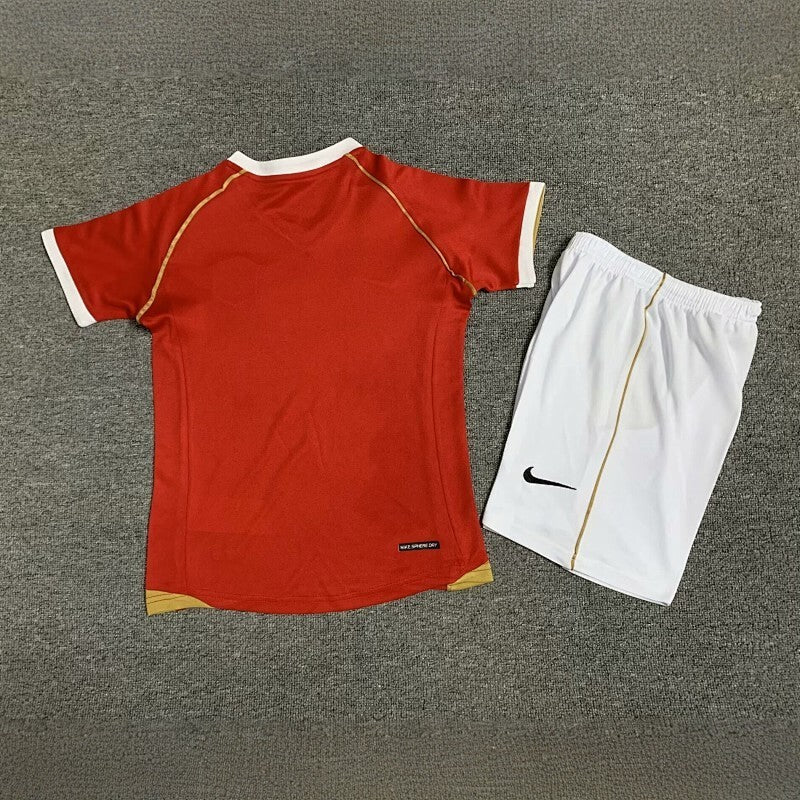 Conjunto Niño Manchester United Local 06/07