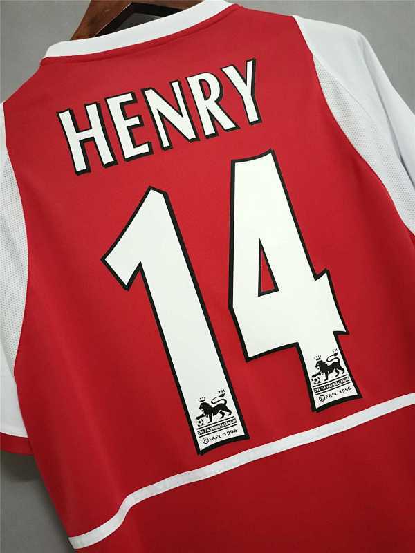 Maillot Arsenal Domicile Rétro 2002/04