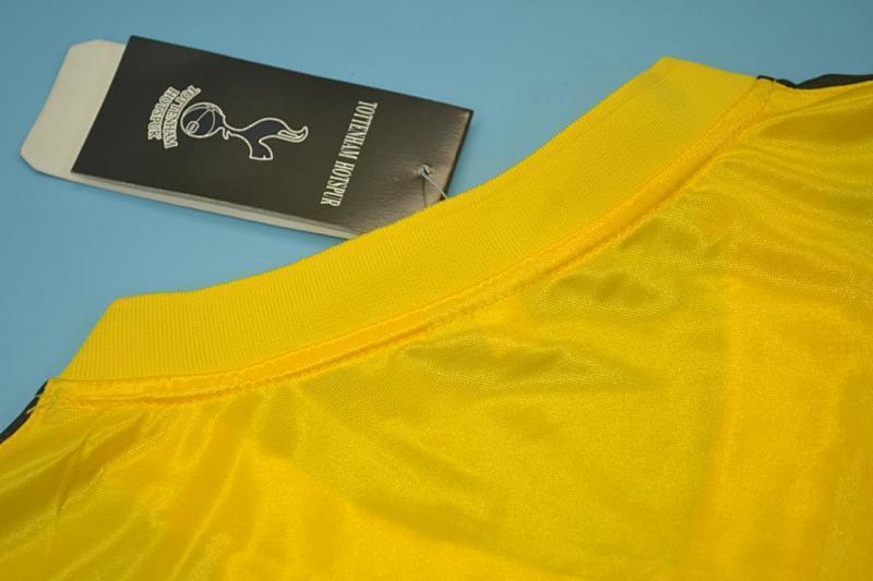 Camiseta Tottenham Amarillo Visitante 82/83