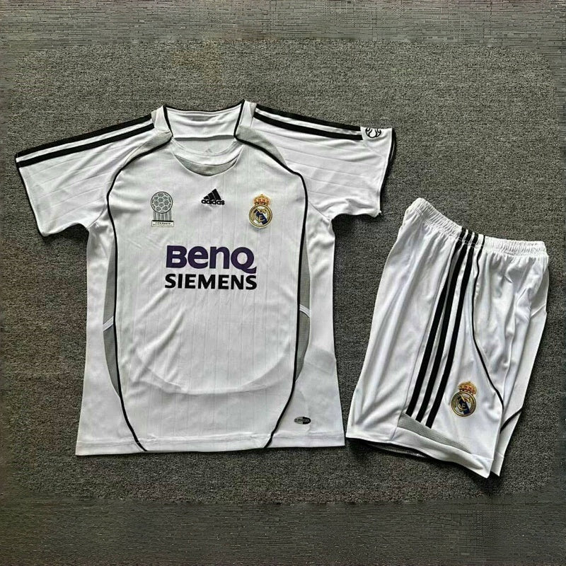 Real Madrid Home Kids Kit 06/07