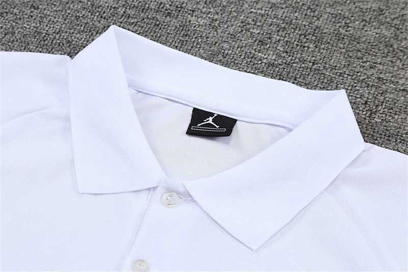 Polo PSG Blanc Rouge