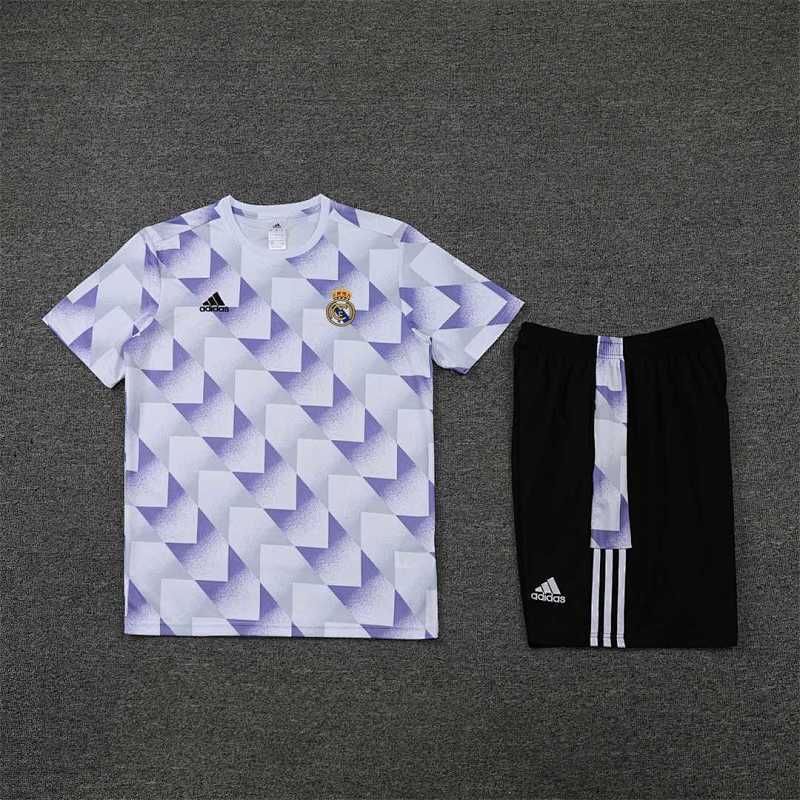 Conjunto Real Madrid Azul Blanco Pre-Partido 22/23