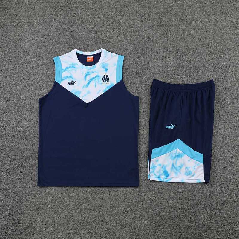 Débardeur Marseille Bleu foncé&Bleu 22/23