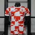 Camiseta Croacia Blanco Rojo Edición Especial Versión Player Copa del Mundo 2026