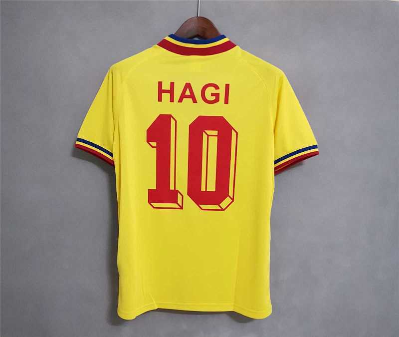 Maillot Roumanie Jaune Rétro 1994
