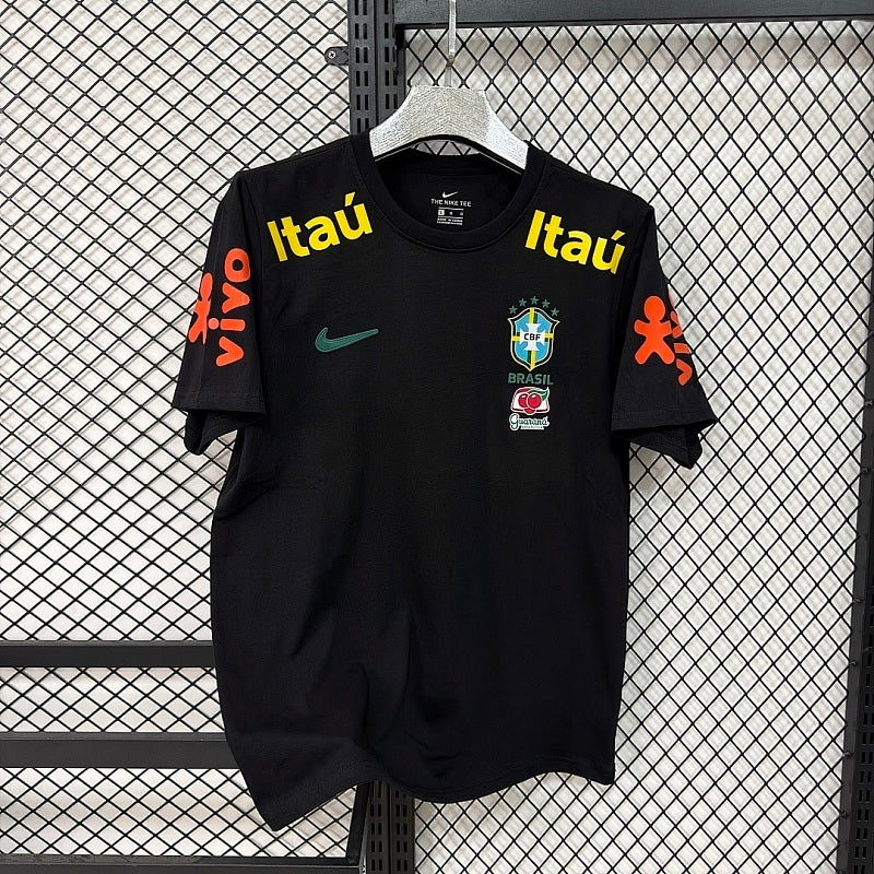 Camiseta Brasil Negro Blanco 2026 (2)