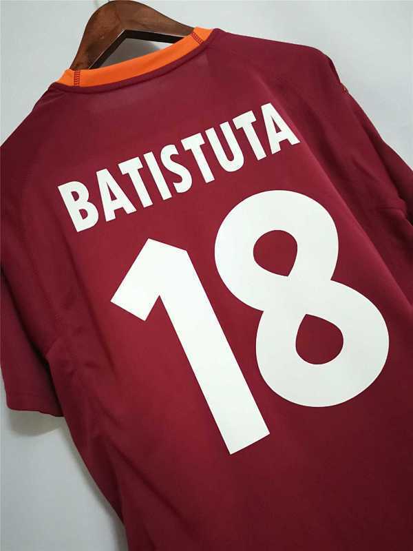 Maillot AS Roma Domicile Rétro 25/26
