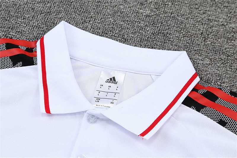 Polo Bayern Munich Blanc Rouge