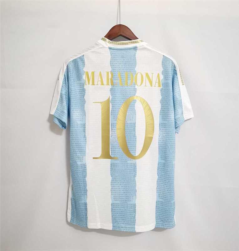 Camiseta Argentina Commemorative Azul Blanco Edición Especial 2021