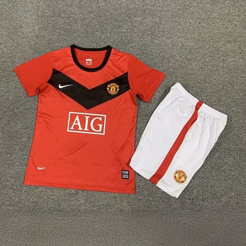 Conjunto Niño Manchester United Local 09/10
