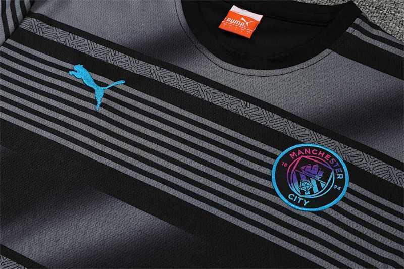 Conjunto Manchester City Negro Pre-Partido 22/23